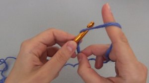 Урок 1. Воздушная цепочка. Вязание крючком не глядя