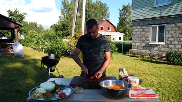 ДАЧНАЯ ШАУРМА НА ГРИЛЕ