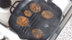 Овощи на сковороде гриль