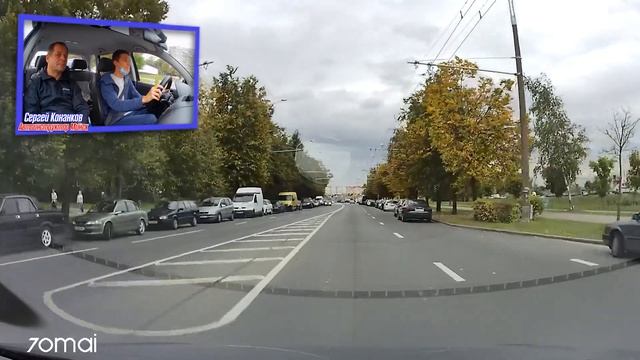 Ученик автошколы готовится к экзамену в ГАИ Семашко г. Минск