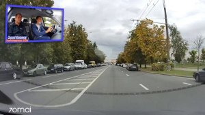 Ученик автошколы готовится к экзамену в ГАИ Семашко г. Минск