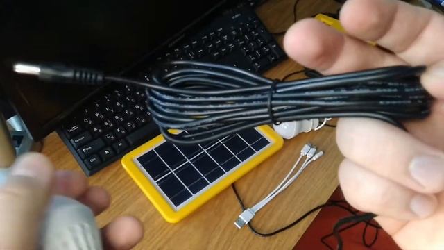 Солнечная электростанция, светодиодное освещение, заряжаемый аккумулятор и солнечная панель смотреть онлайн