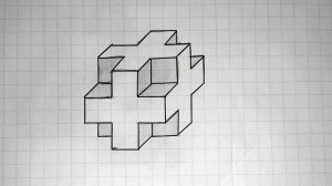 3D иллюзия ЛЕГКО и БЫСТРО /3D рисунок