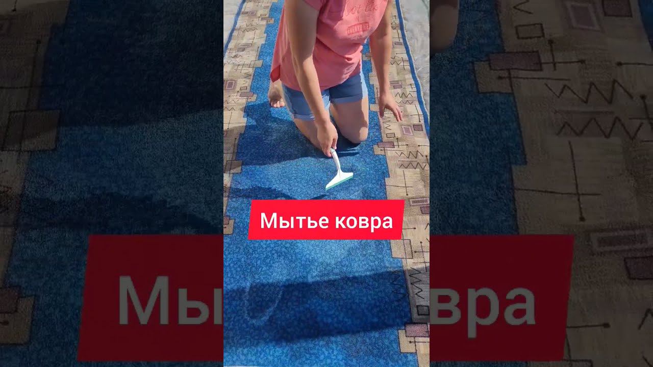Хитрый трюк - мытьё ковра! #ковер #мытье #какпомыть #какпомытьковер #лайфхак #советы #хитрость