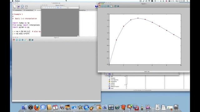 Python Interpolation 1 of 4: 1d interpolation with interp1d смотреть онлайн