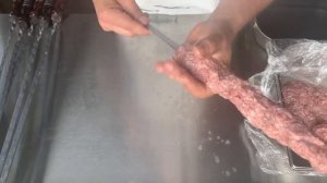 Люля кебаб на мангале! Люля кебаб из баранины!