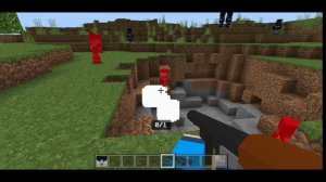 GUN MODS 3D -  Ace Entities Addon [Survival-Friendly] Mod in Minecraft PE 1.19+