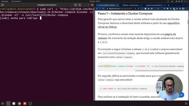 Instalação do Docker Compose no Ubuntu 20.04 | PASSO A PASSO PARA INICIANTES | Tutoriais - #02 смотреть онлайн