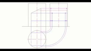 Построение цилиндра с вырезом