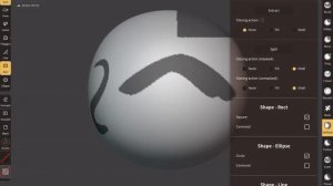 Работа с масками в Nomad Sculpt