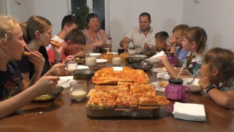 МУКБАНГ Ужин