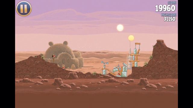 Angry Birds Star Wars 3 stars walkthrough (Tatooine-3) смотреть онлайн