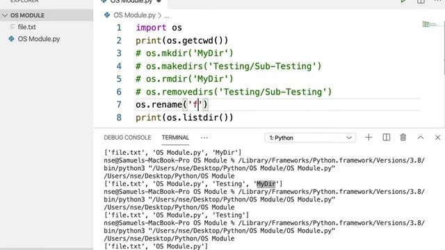 Built-in Modules in Python | OS Module in Python