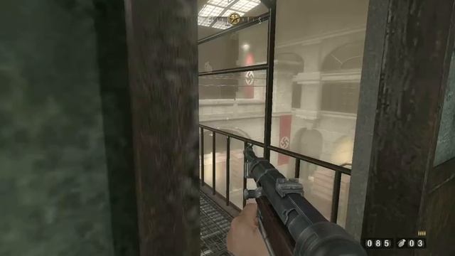 Wolfenstein 2009 - Вокзал и непривычное управление смотреть онлайн