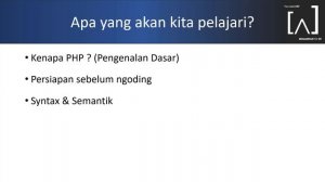 Belajar PHP Fundamentals - 01 Pembukaan