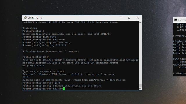 Basic Cisco 2821 to ISP Home Router Setup Configuration смотреть онлайн