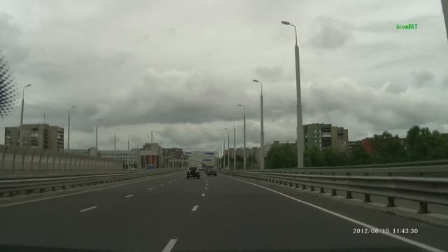 Авторегистратор iconBIT DVR FHD FullHD день пример Калининград смотреть онлайн