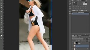 Как убрать целлюлит в фотошоп.