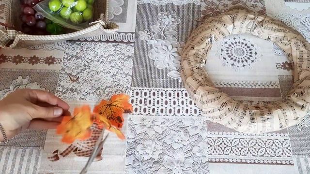 Осенний венок из искусственных фруктов/DIY Gatta-nera смотреть онлайн