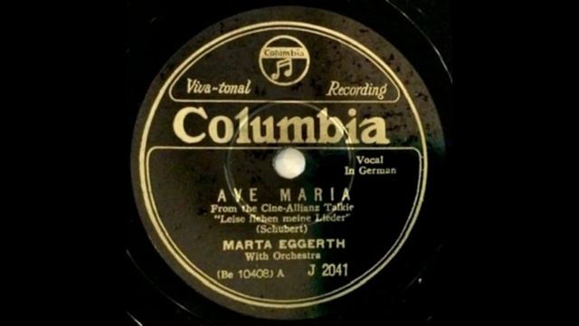 【クレデンザ1926×78rpmの邂逅】　 マルタ・エゲルト『未完成交響楽』　1933）Schubert Marta Eggerth смотреть онлайн