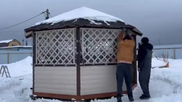 Установка мягких окон на беседку смотреть онлайн