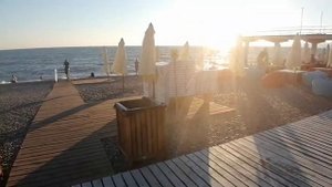 Пляж Дельфин Адлер. Небольшой обзор.