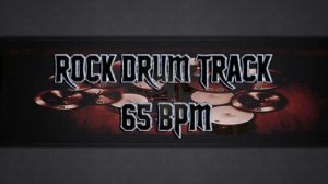 Slow Rock Drum Track 65 BPM (HQ,HD)