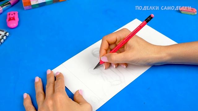 Как нарисовать Игра в Кальмара | Рисунки персонажей Squid Game | Поделки из бумаги смотреть онлайн