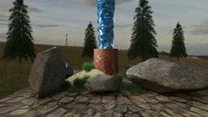 cinema 4D водопад