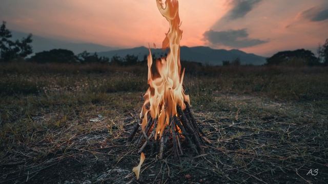 Огонь у Костра. Музыка Эмбиент для релаксации и сна.   Расслабляющие Звуки Природы
#медитация