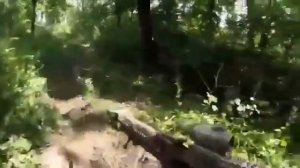 Контактный бой в лесу бойцов БАРС-8 от первого лица.