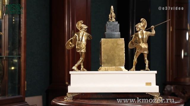 Часы каминные, с флорентийской мозаикой , с боем L1/1042FW от K.Mozer смотреть онлайн