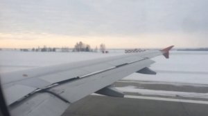 14.02.2019, Казань, самолёт взлетает и приземляется