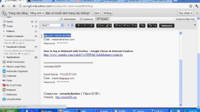 RDP WITH AMS - Unlimited SMTP IP ( 170.225.97.216 ) - Unlimited Webmail IP ( 27.120.93.48 ) смотреть онлайн