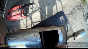 Сверх бюджетный ремонт глушителя  ЗАЗ СЕНС 1.3