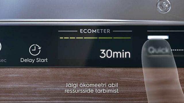 Electrolux QuickSelect - seadista kiirelt parim programm nõudepesumasinas