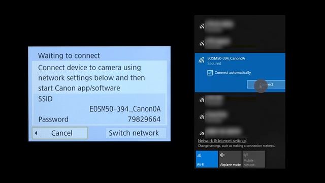 Canon EOS M50 - Wireless Connection with a Windows® Computer смотреть онлайн