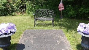 Charles Bronson's Grave in Brownsville Cemetery, West Windsor, Vermont