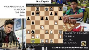 Asian Hybrid Championship 2021 (Round 1: Mosadeghpour, Masoud - Liyanage, Ranindu Dilshan)