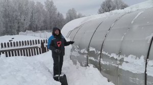 Викторина. Парники завалило снегом. Платье на выпускной. Наша жизнь в деревне