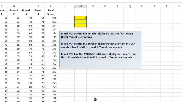 CountIf v CountIfs, AverageIf v AverageIfs - Excel 2013 смотреть онлайн