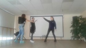 Танец на день учителя - репетиция