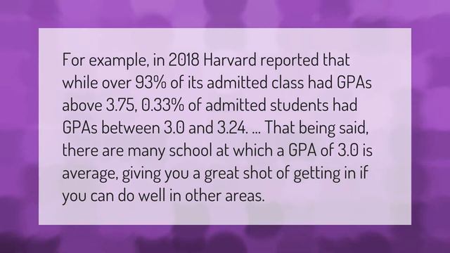 Is a GPA of 3.0 good?