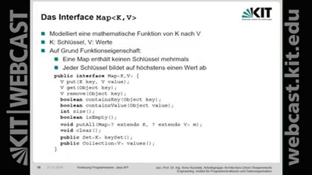 10: Java API, Collections, Java.io, Testen und Assertions, Softwarefehler смотреть онлайн