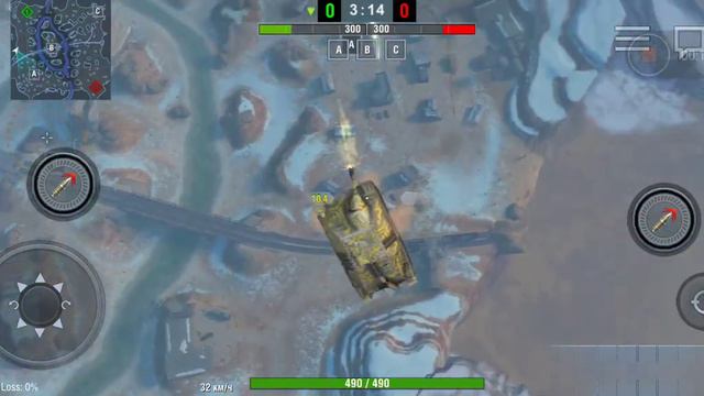 Баг на полёт в Tanks Blitz на Hetzer (карта Каньон) смотреть онлайн