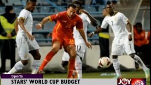 Ghana Black Stars World Cup 2014 Budget