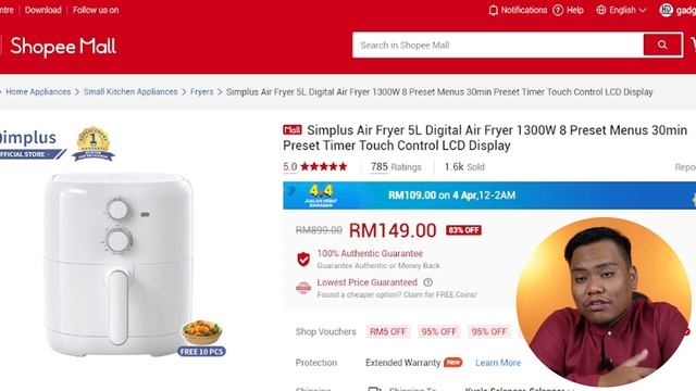Cuci Mata SALE SHOPEE 4.4, 10 Gadget Tawaran Menarik смотреть онлайн