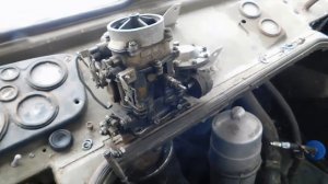 Запуск ГАЗ-66 зимой ПОСЛЕ ПРОСТОЯ! Starting a truck in winter!