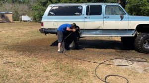 GMC Suburban Gets First Bath After Iron Horse