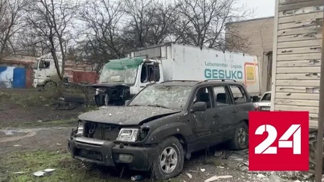 В Донецке под обстрел ВСУ попал район у крытого рынка - Россия 24 